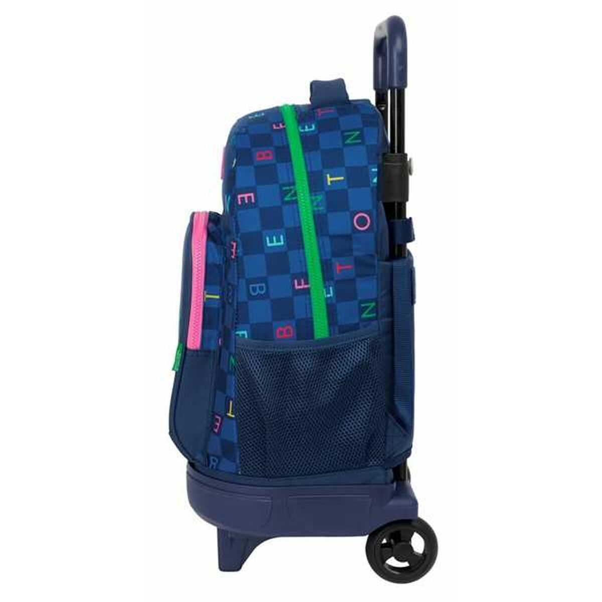 Schoolrugzak met Wielen Benetton 33 x 45 x 22 cm-Topper Trend