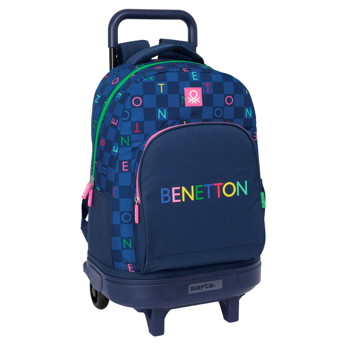 Schoolrugzak met Wielen Benetton 33 x 45 x 22 cm-Topper Trend