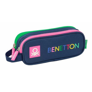 Pennenetui met 2 vakken Benetton Damero 21 x 8 x 6 cm-Topper Trend