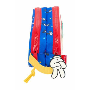 Pennenetui met 2 vakken Mickey Mouse Good Day 21 x 8 x 6 cm-Topper Trend