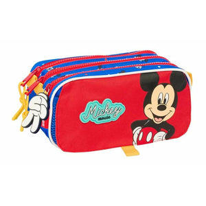 Pennenetui met 3 vakken Mickey Mouse Good Day 21,5 x 10 x 8 cm-Topper Trend