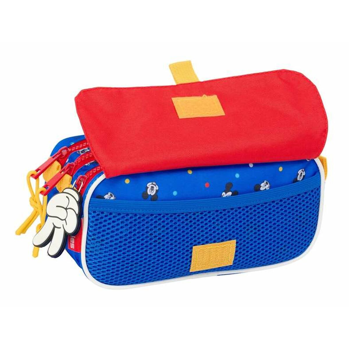 Pennenetui met 3 vakken Mickey Mouse Good Day 21,5 x 10 x 8 cm-Topper Trend