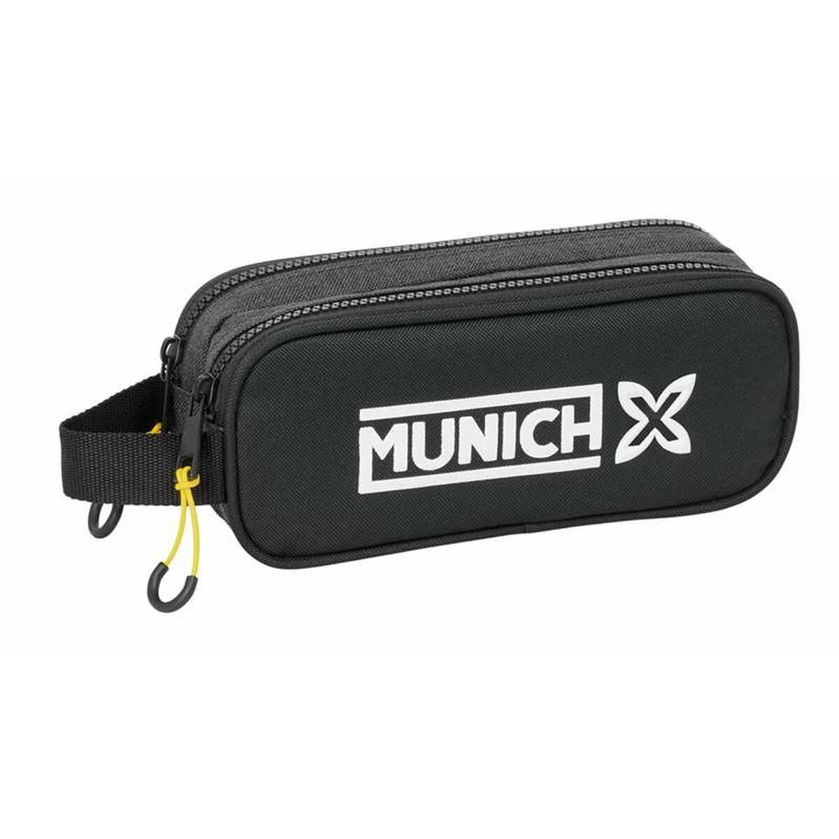 Pennenetui met 2 vakken Munich Topo 21 x 8 x 6 cm-Topper Trend