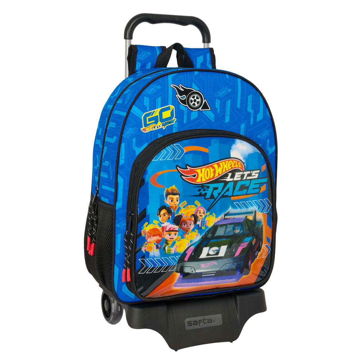 Schoolrugzak met Wielen Hot Wheels Let'S Race 33 x 42 x 14 cm-Topper Trend