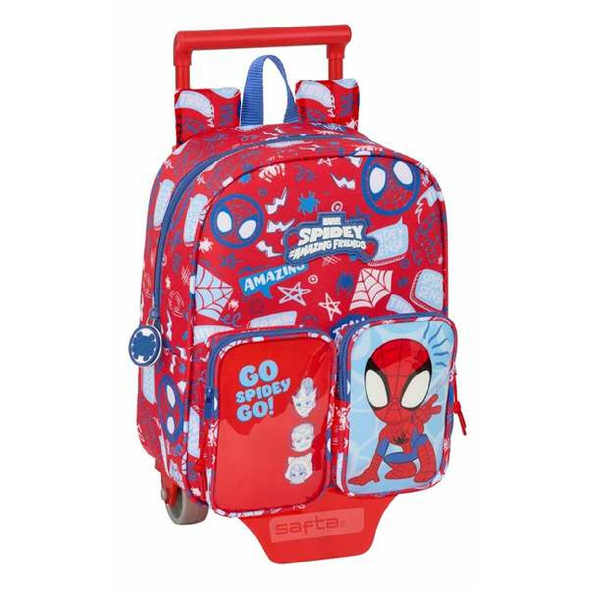 Schoolrugzak met Wielen Spidey Rescue 22 x 27 x 10 cm-Topper Trend