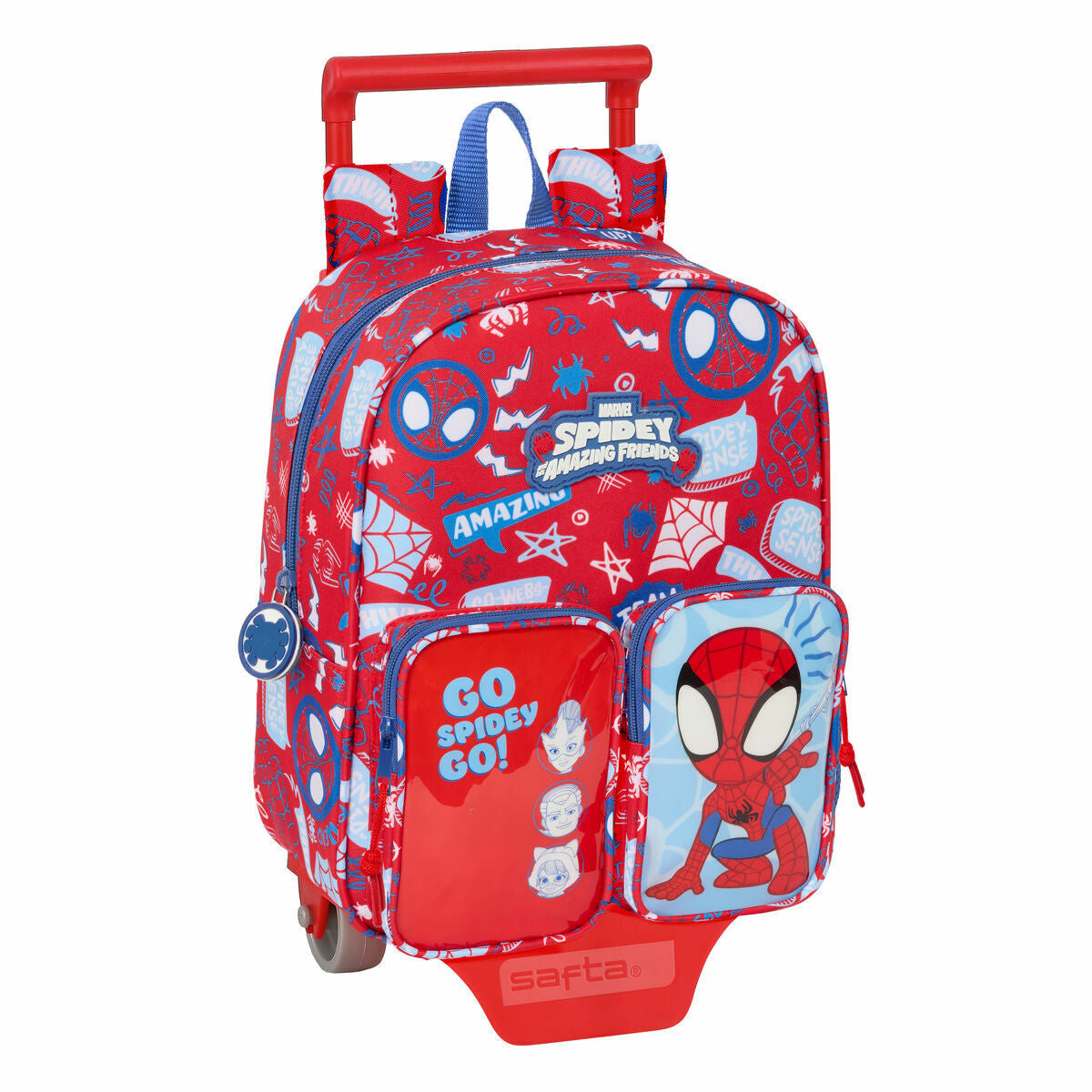 Schoolrugzak met Wielen Spidey Rescue 22 x 27 x 10 cm-Topper Trend