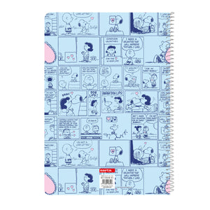 Boek over Ringen Snoopy 21,5 x 31 x 1 cm Blauw-Topper Trend