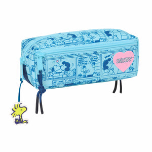 Pennenetui met 3 vakken Snoopy Love 20cm-Topper Trend