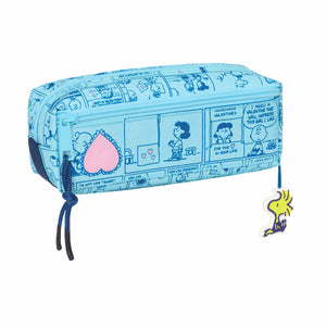 Pennenetui met 3 vakken Snoopy Love 20cm-Topper Trend