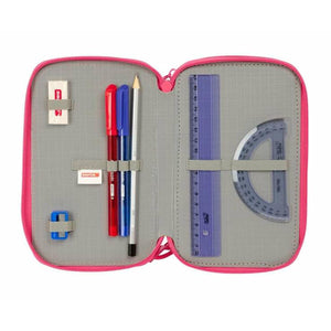 Driedubbele Pennenzak Safta 12,5 x 19,5 x 5,5 cm 37 Onderdelen-Topper Trend