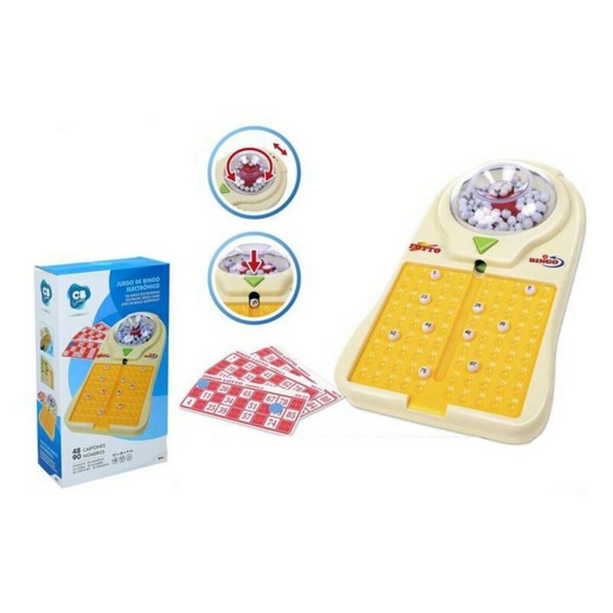 Bingo CB Games Colorbaby 25680 Geel Karton Plastic Elektrisch-Topper Trend