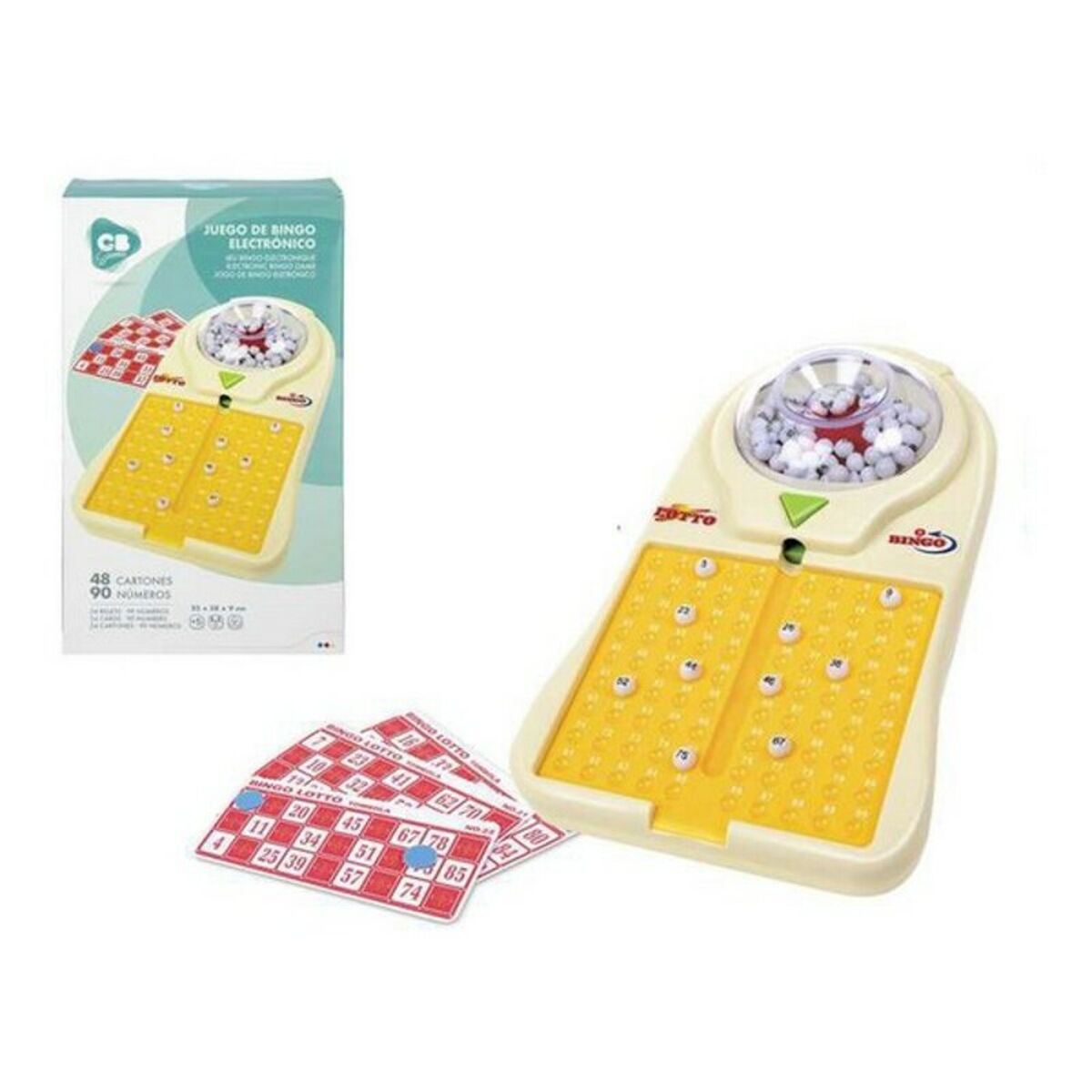 Bingo CB Games Colorbaby 25680 Geel Karton Plastic Elektrisch-Topper Trend