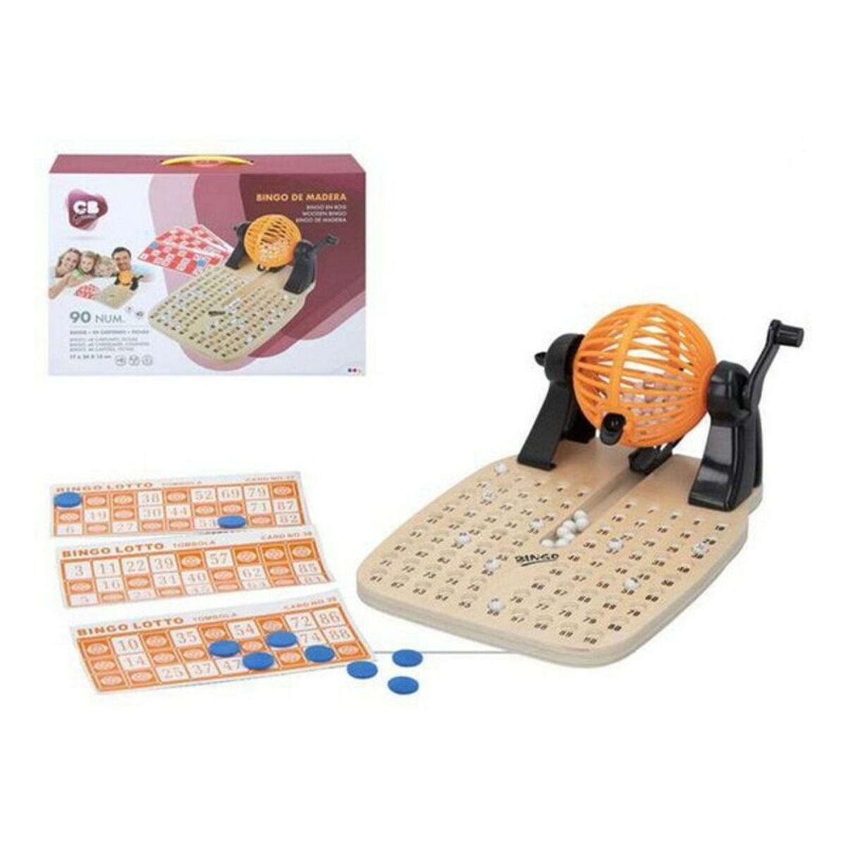 Bingo CB Games Colorbaby 28815 Hout Plastic-Topper Trend