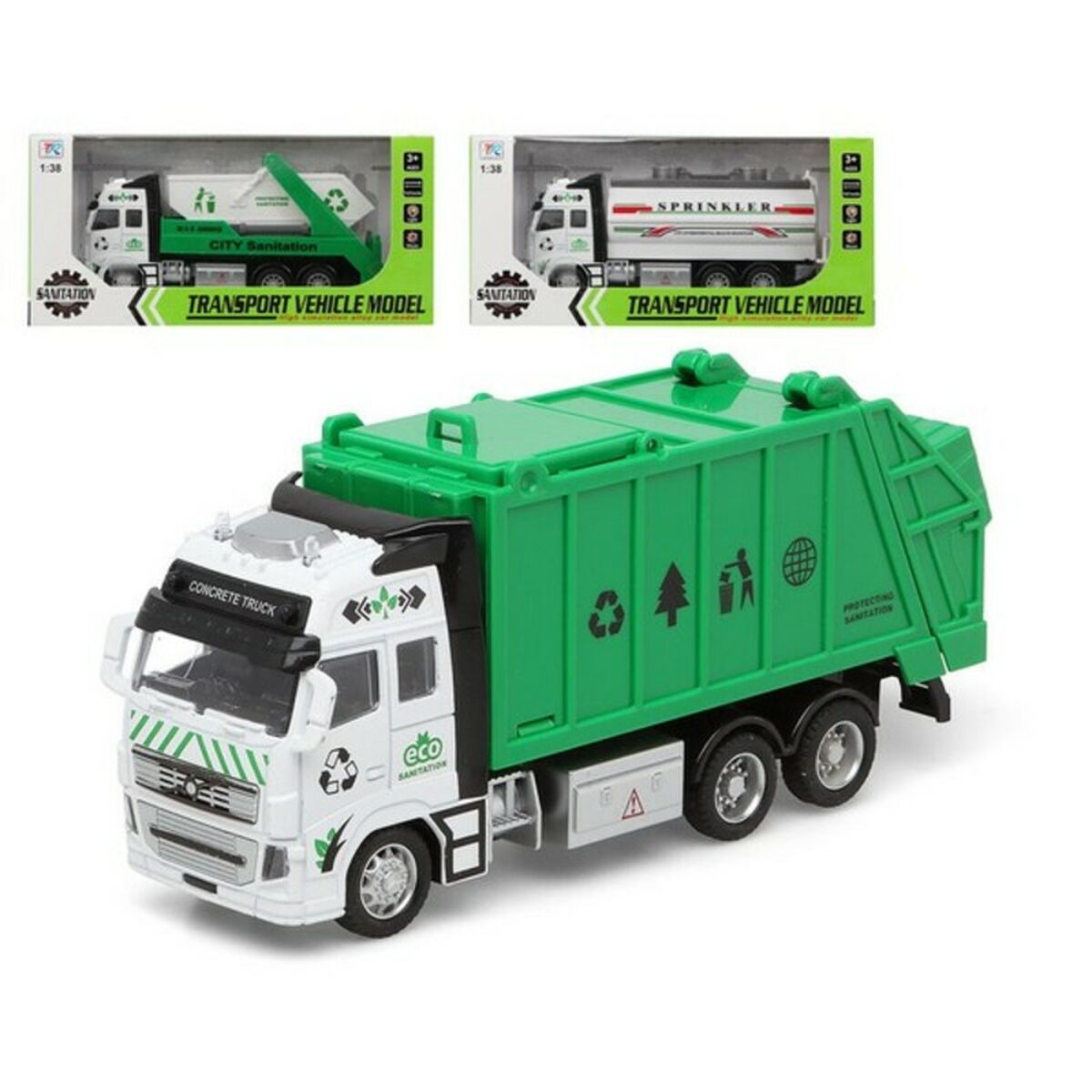 Vuilniswagen 64086 25 x 12 cm-Topper Trend
