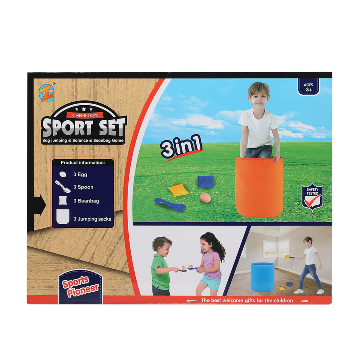 Spel/set Bag jumping & Balance & Beanbag Game-Topper Trend