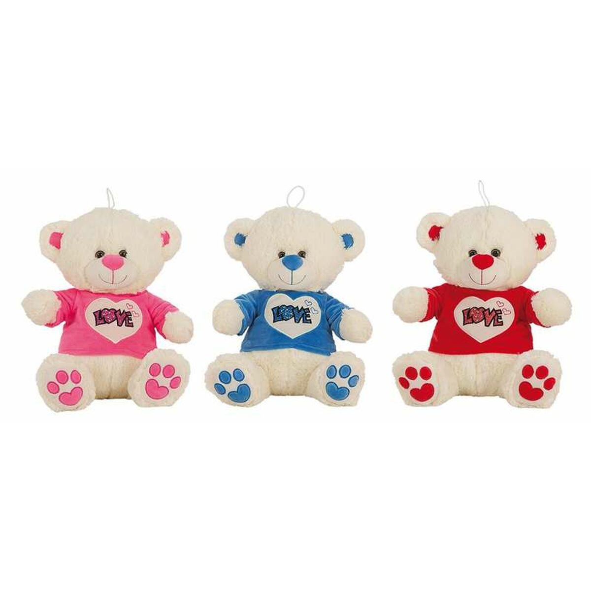 Knuffelbeer Love Purpurine Shirt Beige 50 cm-Topper Trend