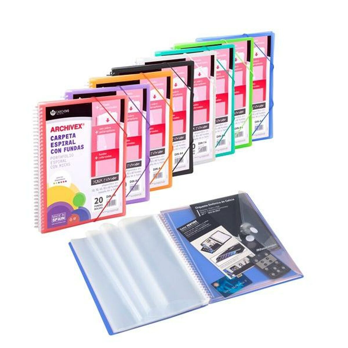 Organiser Map Carchivo Archivex-Star Zwart A4-Topper Trend
