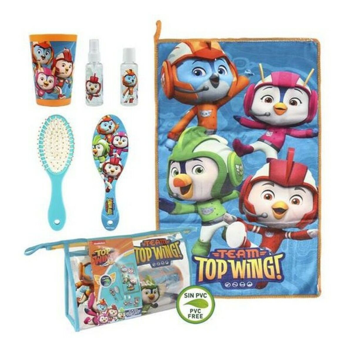 Kindertoiletartikelen Reisset Top Wing 72627 (6 pcs) Turkoois-Topper Trend