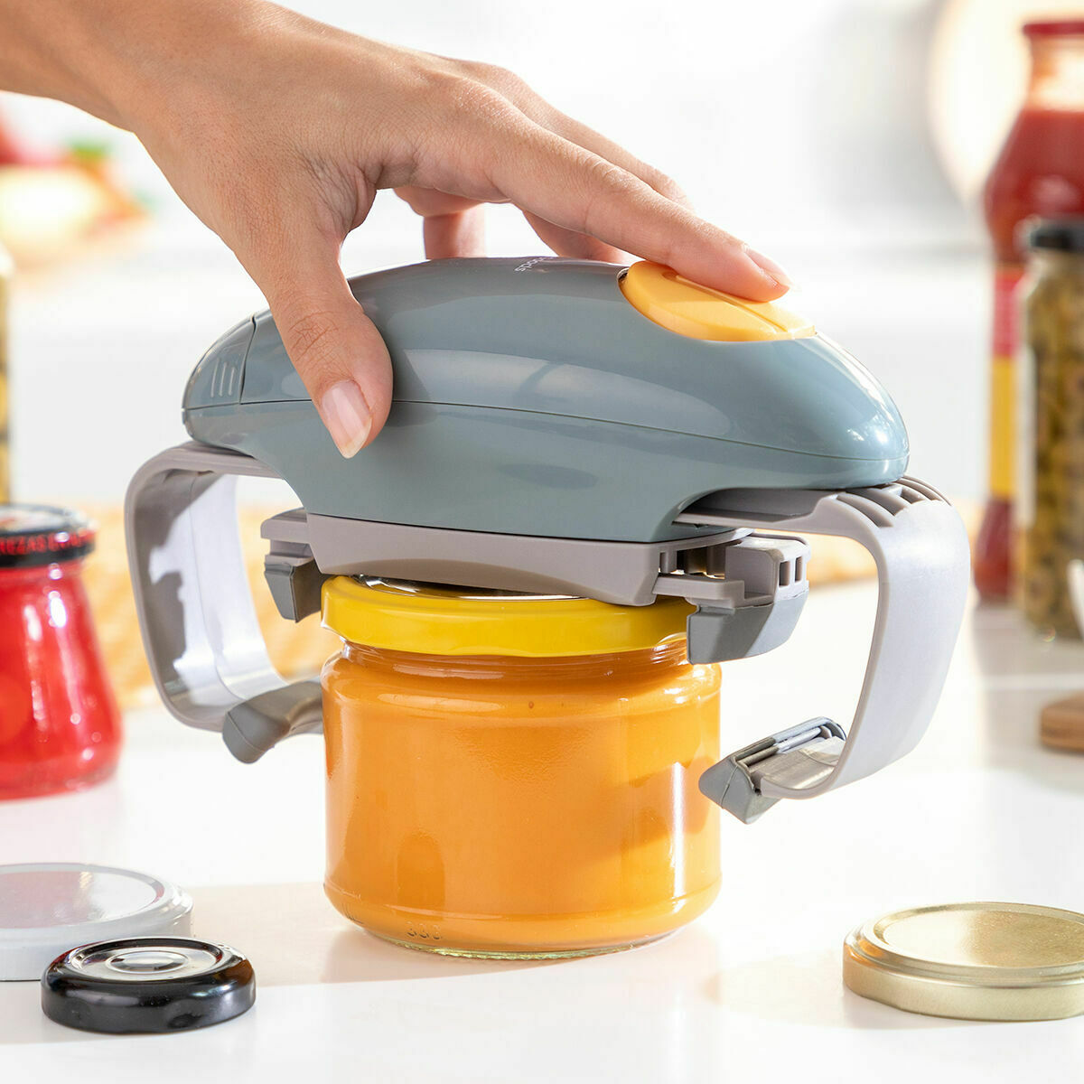 Elektrische Potten- en Bokaalopener InnovaGoods Multicolour (Refurbished B)-Topper Trend