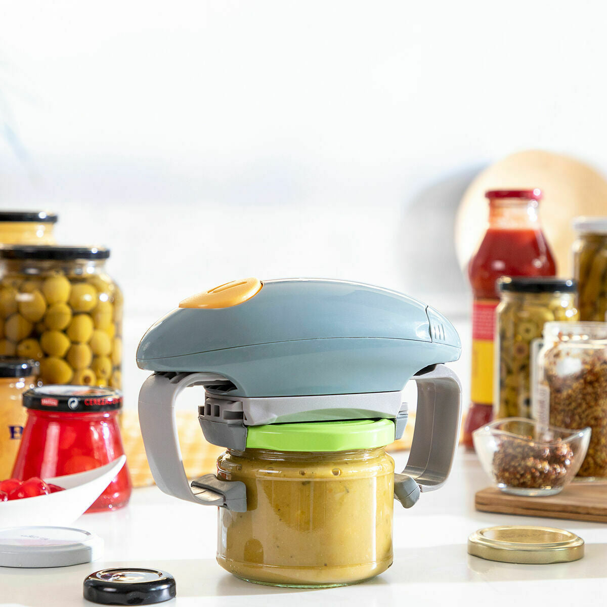 Elektrische Potten- en Bokaalopener InnovaGoods Multicolour (Refurbished B)-Topper Trend