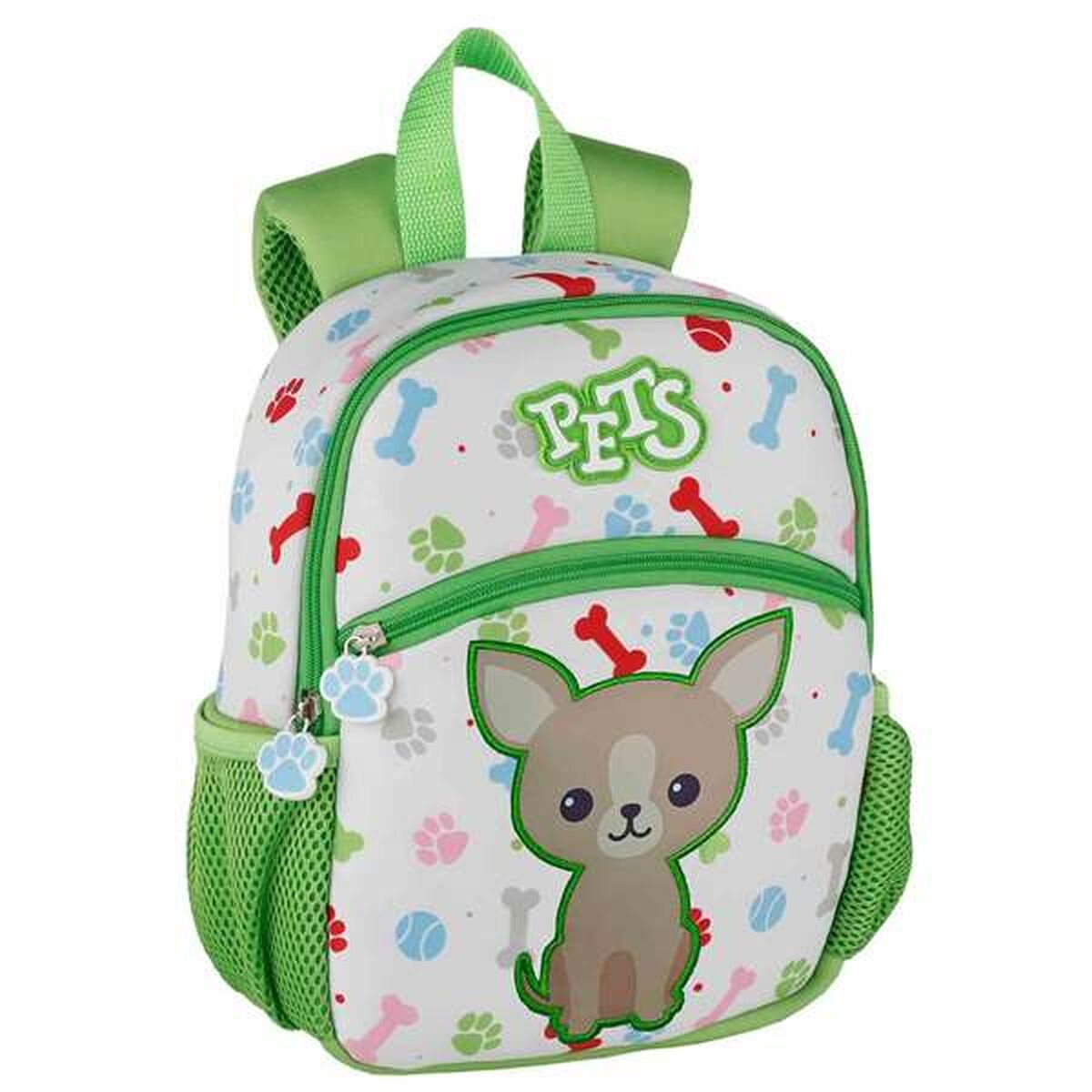 Schoolrugzak Pets Chihuahua Groen 26 x 21 x 9 cm-Topper Trend
