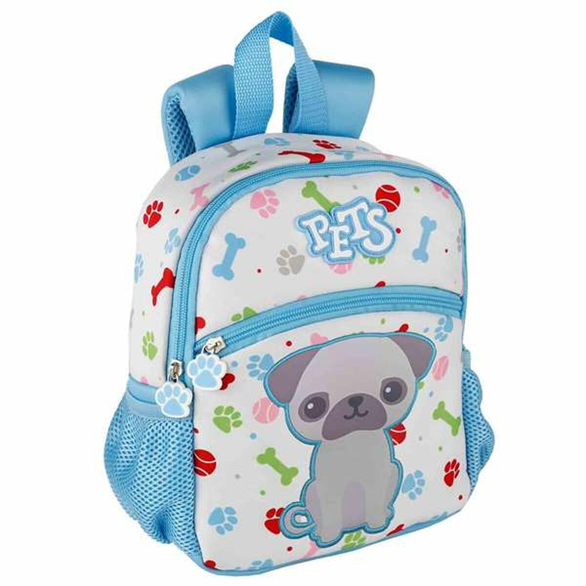 Schoolrugzak Pets Blauw 26 x 21 x 9 cm Bulldog-Topper Trend