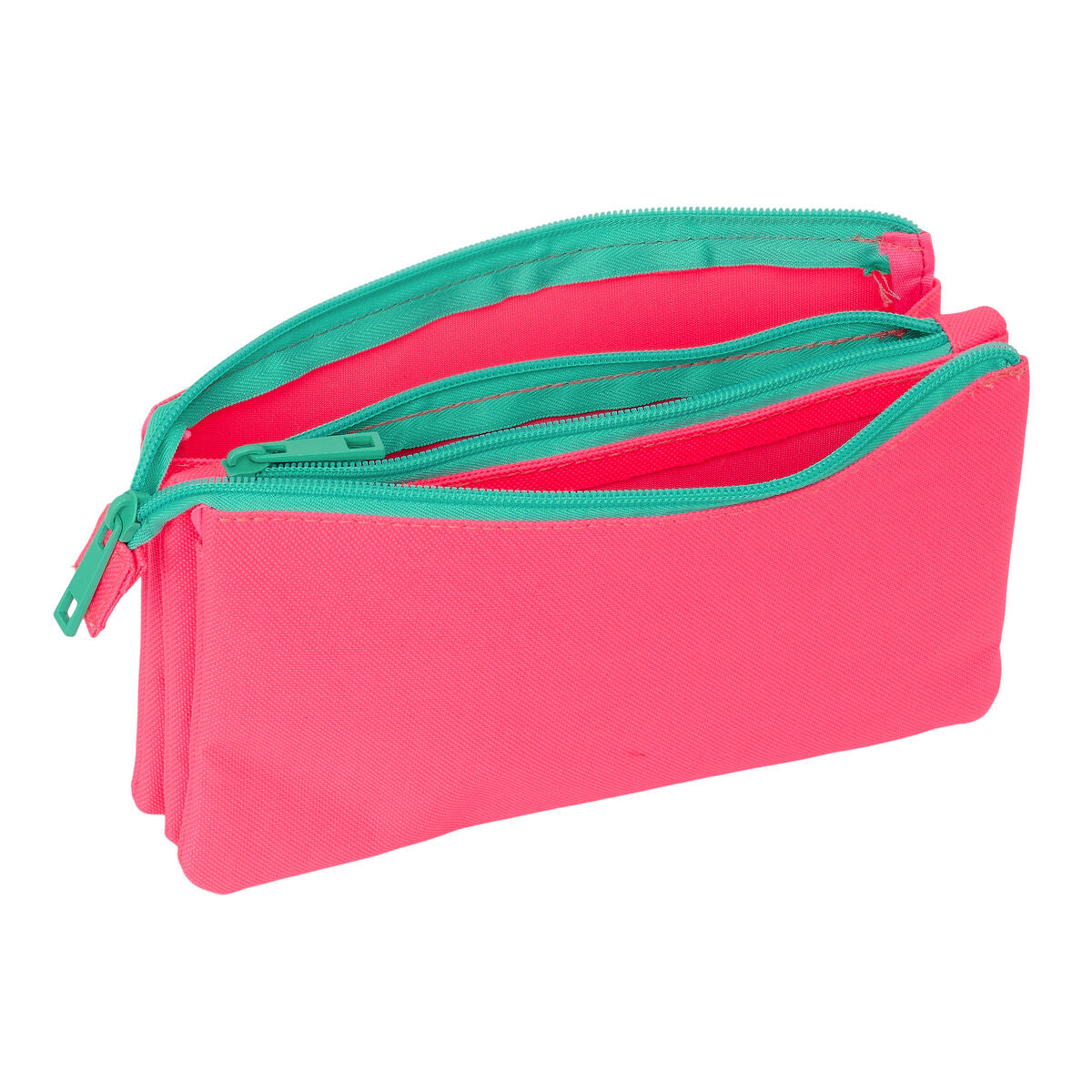 Schoolpennenzak Safta Rosa fluor 22 x 12 x 3 cm-Topper Trend