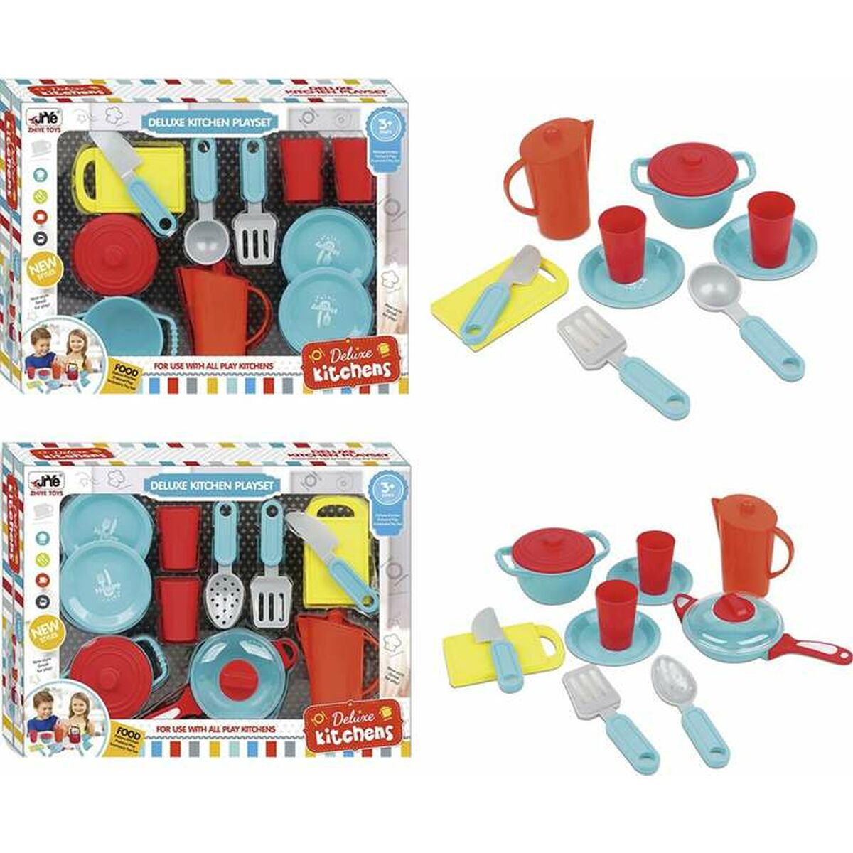 Speelgoedkeuken 41 x 31 x 9 cm-Topper Trend