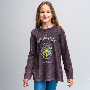 Shirt met lange mouwen voor kinderen Harry Potter Donker grijs 14 Jaar-Topper Trend