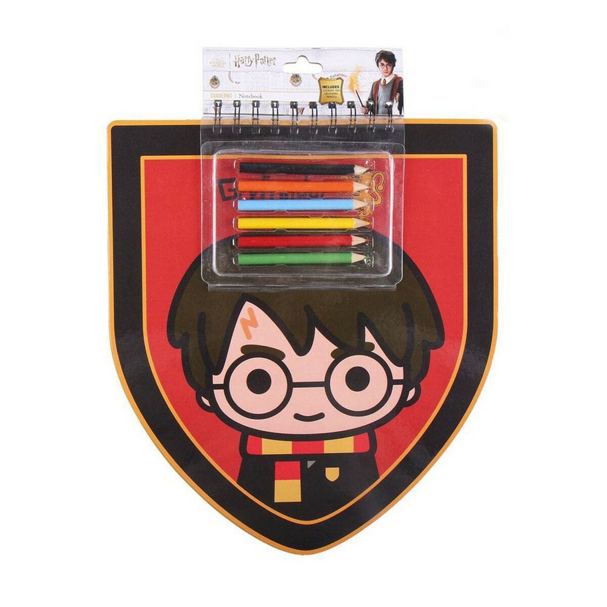 Schrijfset Harry Potter Rood Schrift (30 x 30 x 1 cm)-Topper Trend