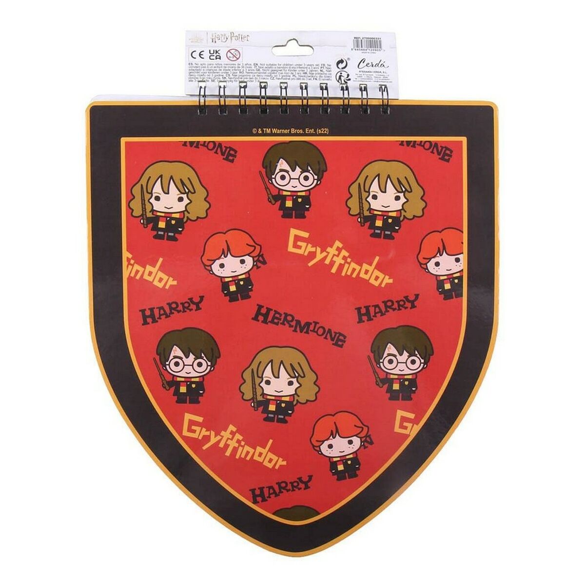 Schrijfset Harry Potter Rood Schrift (30 x 30 x 1 cm)-Topper Trend