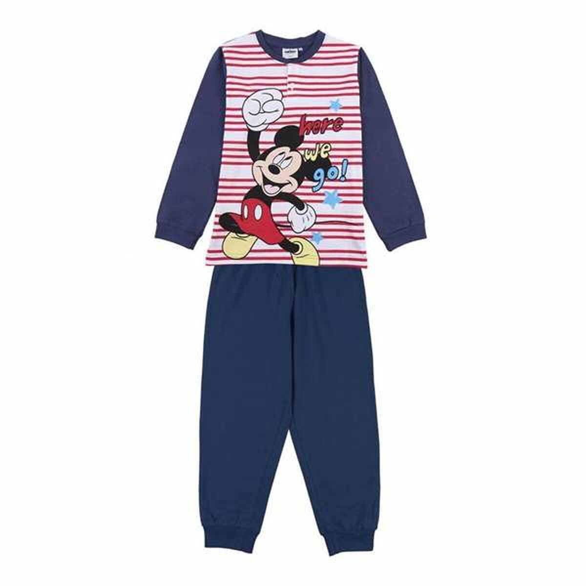 Pyjama Kinderen Mickey Mouse Donkerblauw (3 Jaar)-Topper Trend