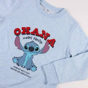 Sweatshirt zonder Capuchon voor Meisjes Stitch-Topper Trend