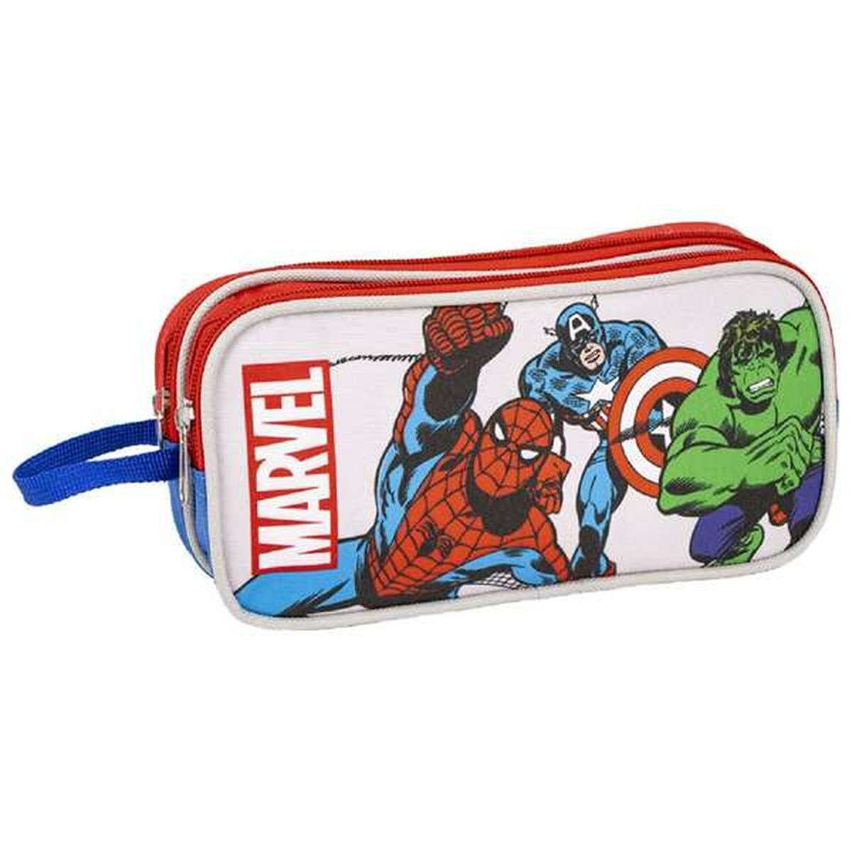 Pennenetui met 2 vakken The Avengers 22,5 x 8 x 10 cm-Topper Trend