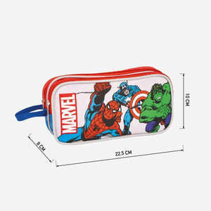 Pennenetui met 2 vakken The Avengers 22,5 x 8 x 10 cm-Topper Trend
