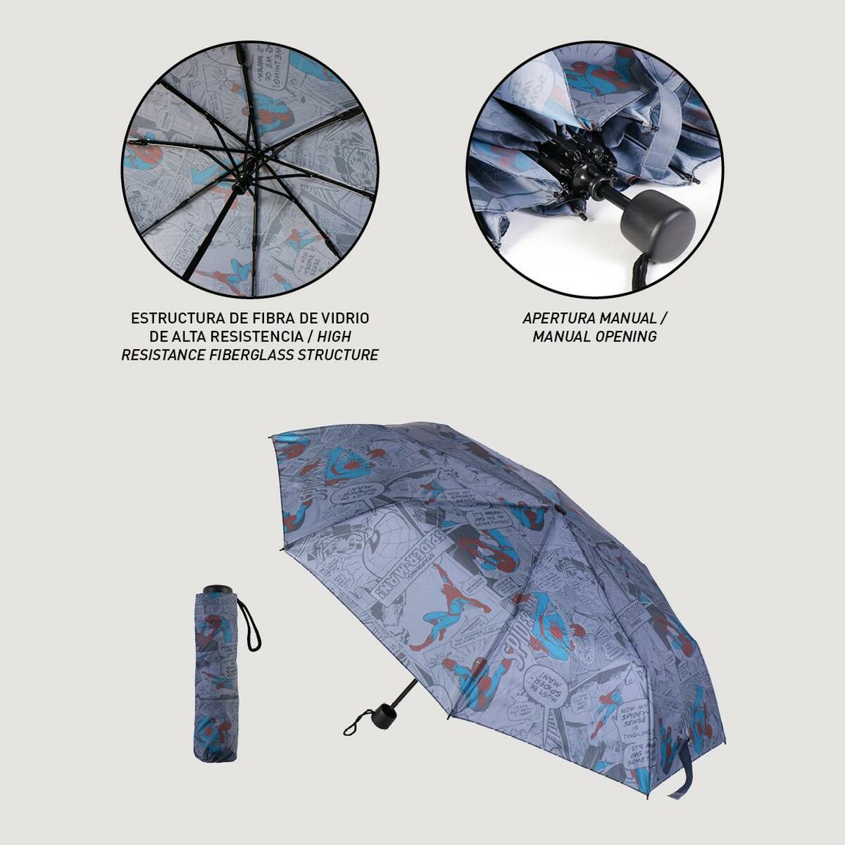 Opvouwbare Paraplu Spider-Man-Topper Trend