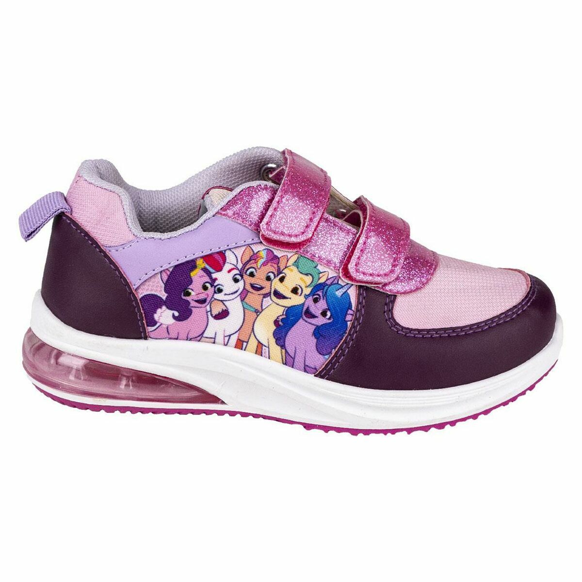 Sportschoenen met LED My Little Pony Velcro Roze-Topper Trend