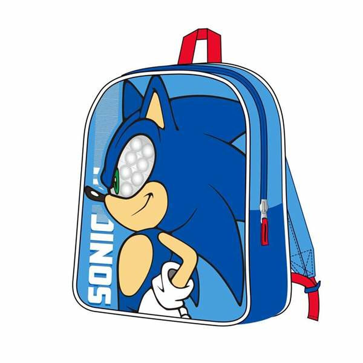 Schoolrugzak Sonic Blauw 21,7 x 28,0 x 9,0 cm-Topper Trend