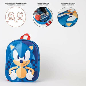 3D-schoolrugzak Sonic-Topper Trend