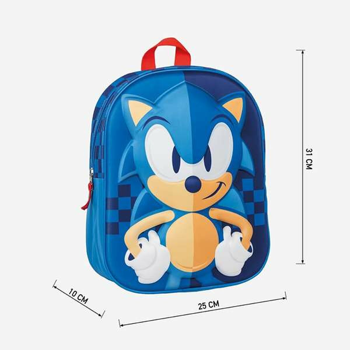 3D-schoolrugzak Sonic-Topper Trend