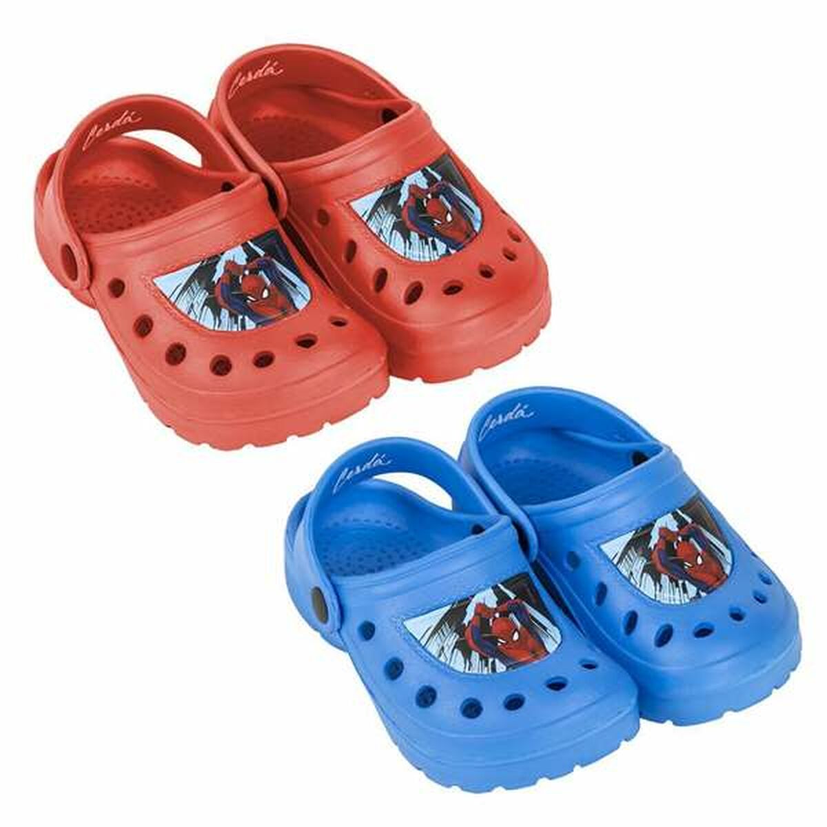 Klompen Spider-Man Donkerblauw-Topper Trend