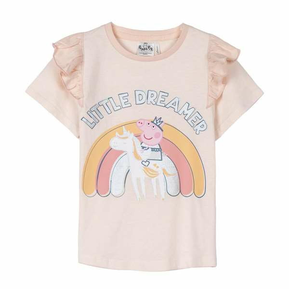 T-Shirt met Korte Mouwen voor kinderen Peppa Pig-Topper Trend