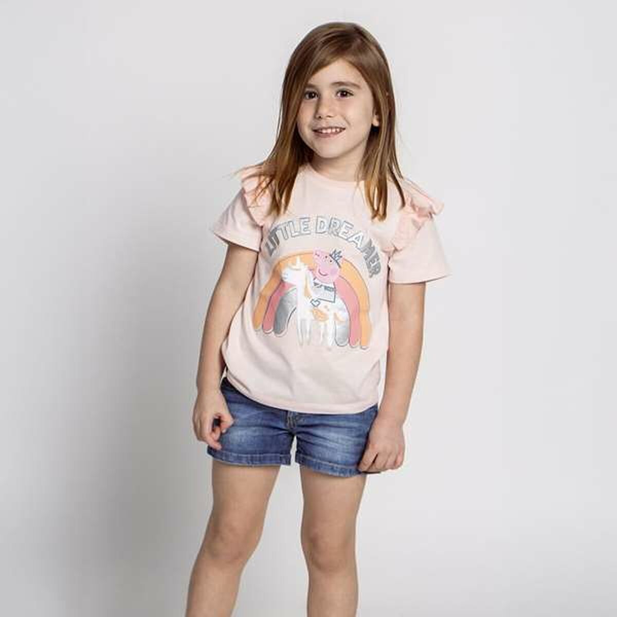 T-Shirt met Korte Mouwen voor kinderen Peppa Pig-Topper Trend