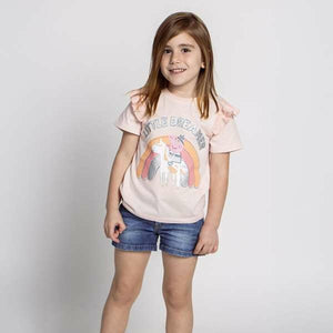 T-Shirt met Korte Mouwen voor kinderen Peppa Pig-Topper Trend