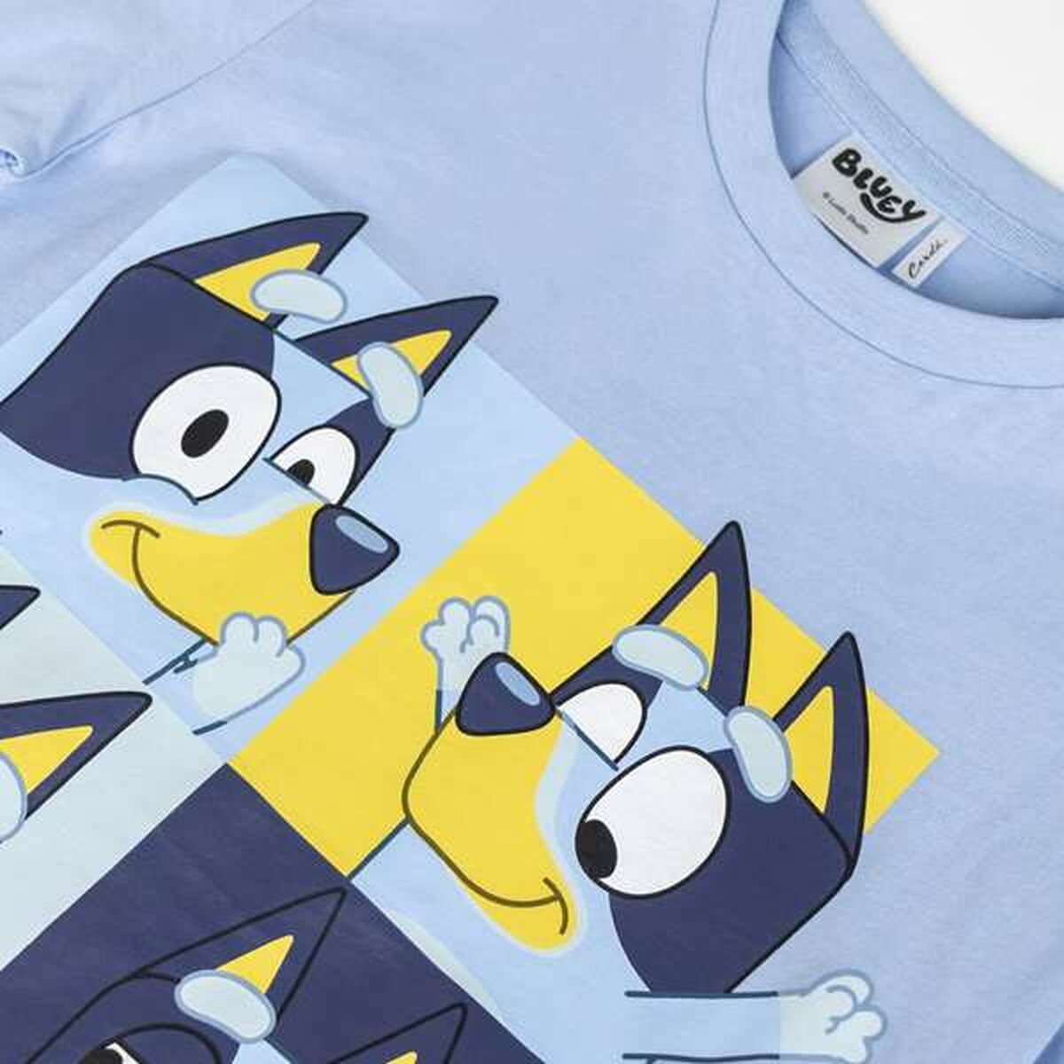 T-Shirt met Korte Mouwen voor kinderen Bluey Licht Blauw 6 Jaar-Topper Trend