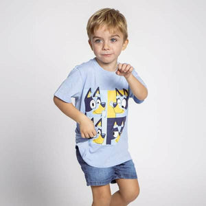 T-Shirt met Korte Mouwen voor kinderen Bluey Licht Blauw 6 Jaar-Topper Trend