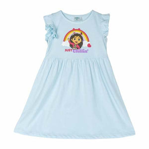 Jurk Gabby's Dollhouse Turkoois-Topper Trend