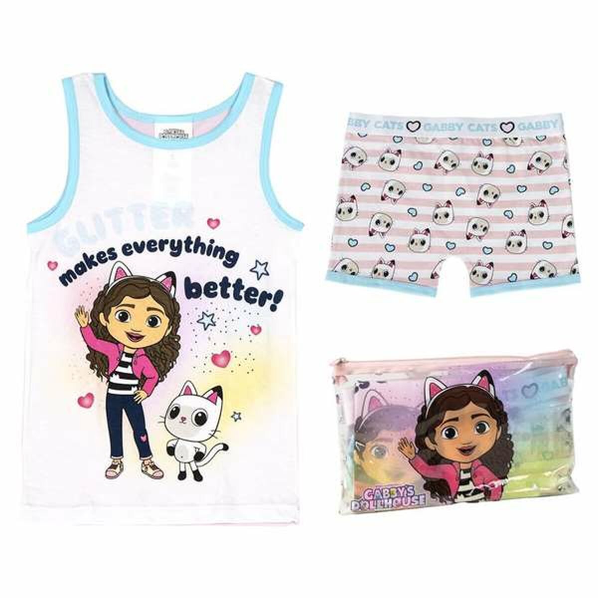 Pyjama Kinderen Gabby's Dollhouse-Topper Trend