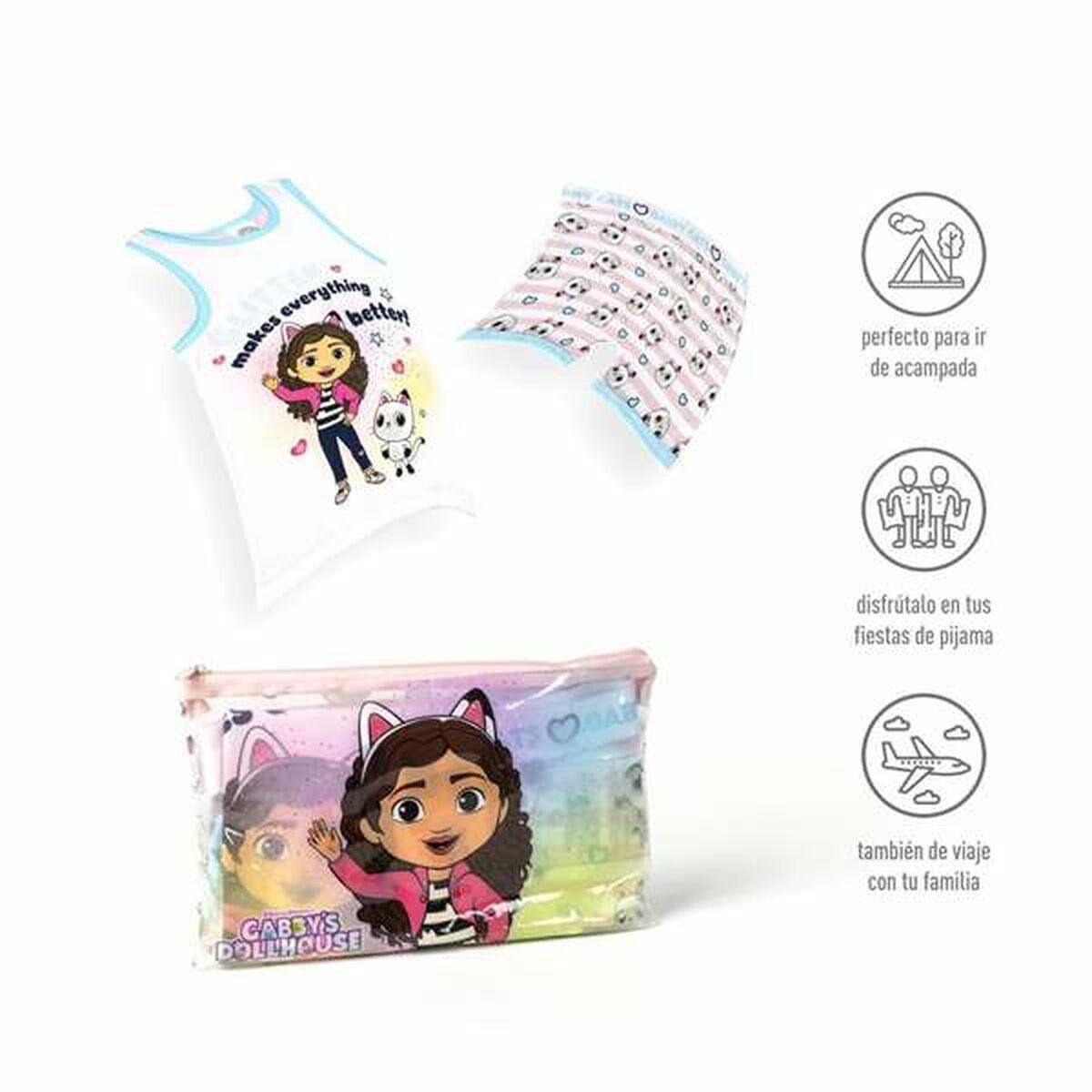 Pyjama Kinderen Gabby's Dollhouse-Topper Trend