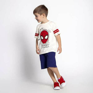 Kledingset Spider-Man Blauw Beige-Topper Trend